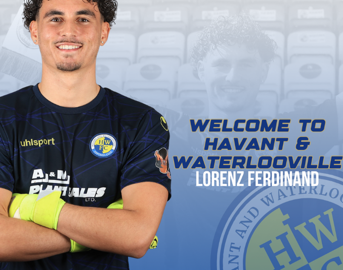 Transfer News: Non-league team Havant and Waterlooville have confirmed that Rio Ferdinand’s son, Lorenz, has joined them on loan from Brighton & Hove Albion