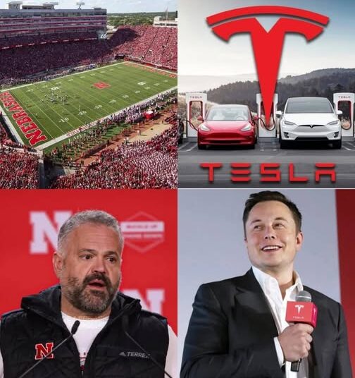 Unbelievable: Nebraska Cornhuskers football Reject Elon Musk’s Tesla Ad at Memorial Stadium! Ravens Give Elon Musk a Very Good Reason for Rejection…