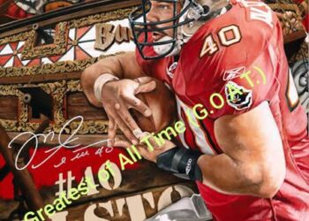 ESPN REPORT : Tampa Bay Buccaneers legend Derrick Brooks has been named as the The Greatest of All Time in College Football, beating Arch Manning of Texas And Quinn Merritt of Texas longhorns, Peyton Manning of Tennessee Vols and and Archie Griffin of OHIO…. Read full epic news details below….