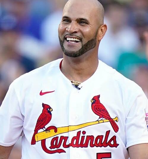 BREAKING NEWS: Epic moment as St Louis Cardinals legendary Player Albert Pujols joins the ranks of the legendary finally gets inducted into the college Baseball ⚾ hall of fame class 2025, marking it the second most…