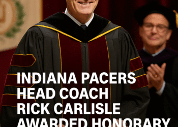 Breaking News: Indiana Pacers Basketball Head Coach Rick Carlisle Awarded Honorary PhD for Leadership Excellence and Contributions to Sports Culture in Special University Ceremony Celebrating His Achievements On…watch full video ⬇️⬇️ 
