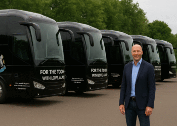 Alan Shearer Shocks Newcastle United Football with a Fleet of Brand-New Buses – Here’s the Heartwarming Reason Behind His Gift… See More: 