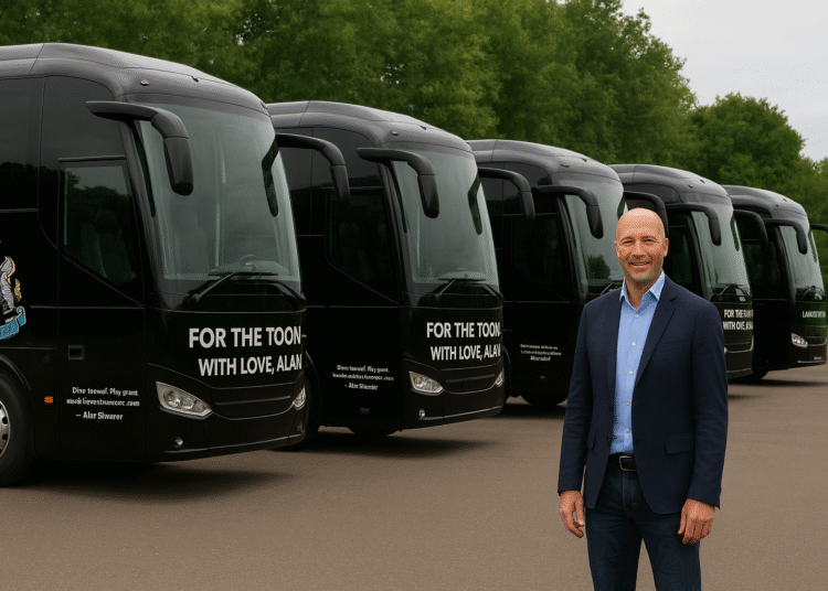 Alan Shearer Shocks Newcastle United Football with a Fleet of Brand-New Buses – Here’s the Heartwarming Reason Behind His Gift… See More: