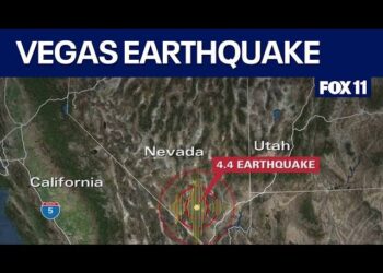 Just Now: Nevada Las Vegas Earthquake just now….
