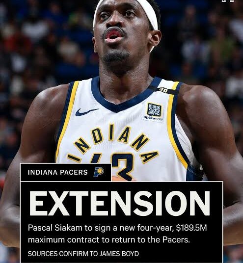 IT IS DONE: Indiana Pacers Star Athlete Pascal Siakam Rejects Bag-to-Bag NIL Offer, Re-Commits to Indiana Pacers Basketball Under Rick Carlisle Leadership…Read More