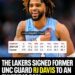 Forever in Our Heart: RJ Davis, one of my favorite Tarheels players from my favorite college basketball team signed a contract with the Lakers – my favorite NBA team. Let’s get it done RJ. Now if we could just sign Armando…..