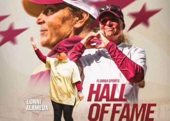 Congrats to Coach Lonni Alameda who will be heading to the Florida Sports Hall of Fame this November! Florida State is so fortunate to have a great leader like Coacha…….