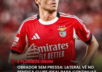 OBRADOR SEM PRESSA: LATERAL VÊ NO BENFICA CLUBE IDEAL PARA CONTINUAR A EVOLUIR ATE À TITULARIDADE…….